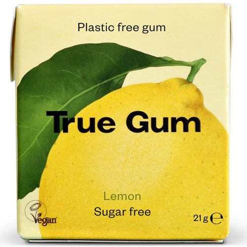 True Gum Sugar free chewing gum Lemon