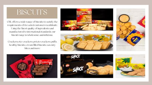 CBL BISCUITS PRODUCT CATALOG