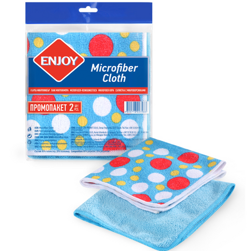 ENJOY  MICROFIBER CLOTH x 2 PCS.