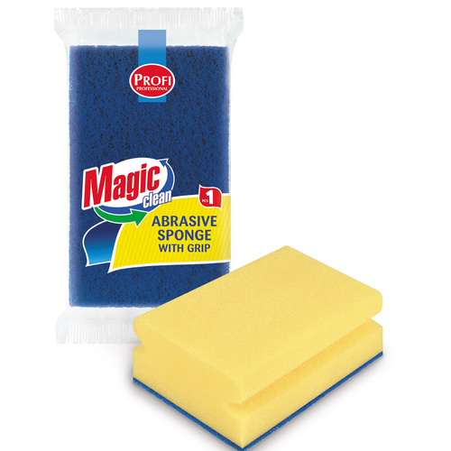 KITCHEN SPONGE WITH GRIP x 1 PC. 