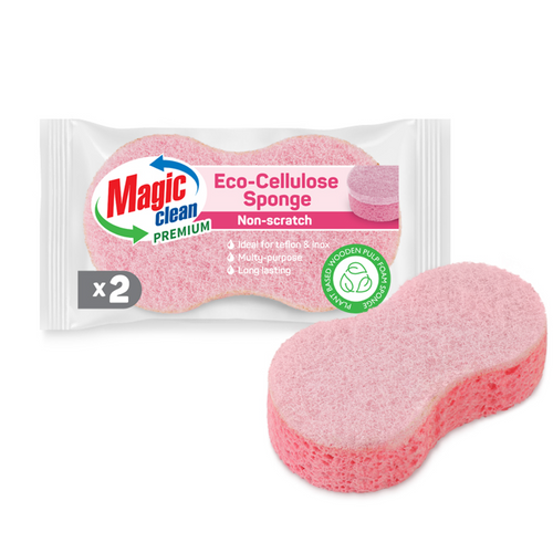 CELLULOSE SPONGE 2 PCS. NON-SCRATCH