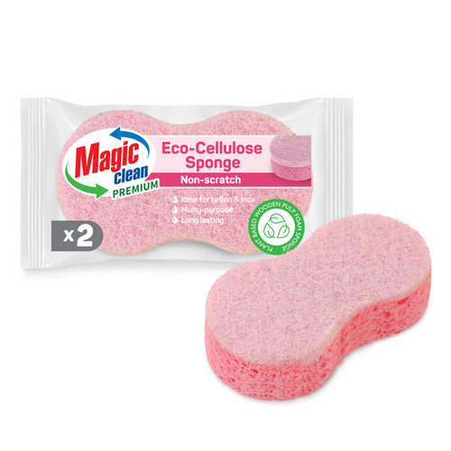 CELLULOSE SPONGE 2 PCS. NON-SCRATCH