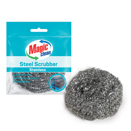 SCRUBBER CURLED 1 PC 40 GR STAINLESS