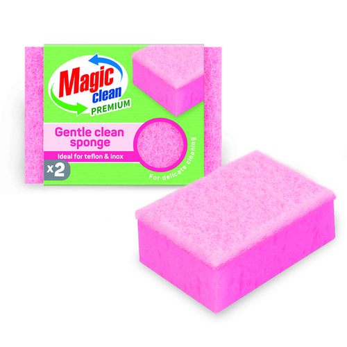 KITCHEN SPONGE 2 PCS. GENTLE CLEAN