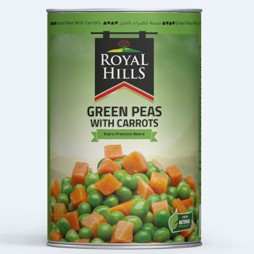 CANNED GREEN PEAS WITH CARROTS