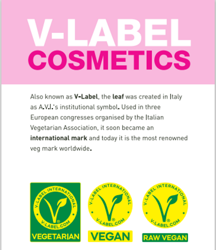 V LABEL COSMETICS (English)