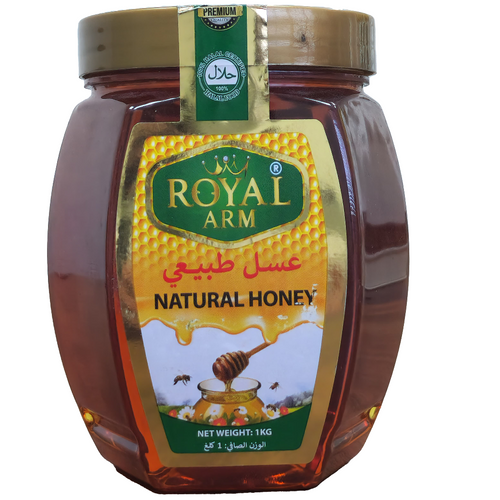 NATURAL HONEY-HEXA PET JAR