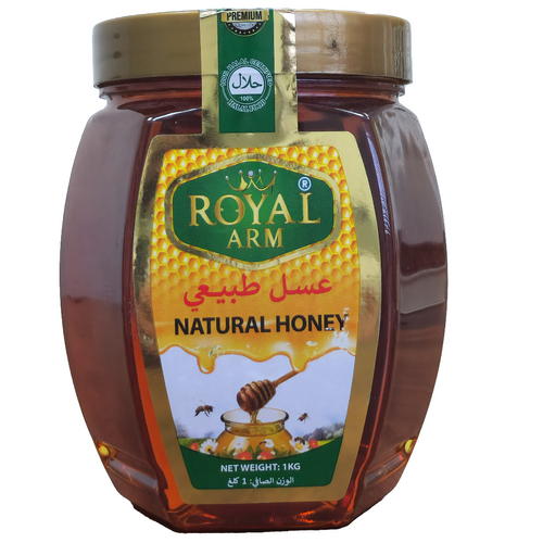 NATURAL HONEY-HEXA PET JAR