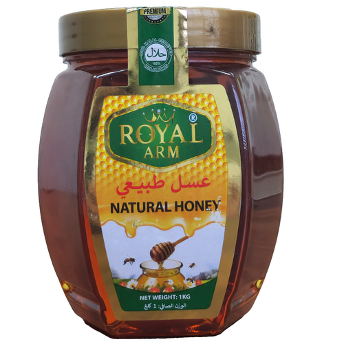 NATURAL HONEY-HEXA PET JAR