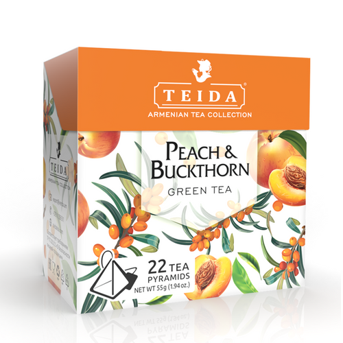 Green tea TEIDA™  Peach & Buckthorn 55 g