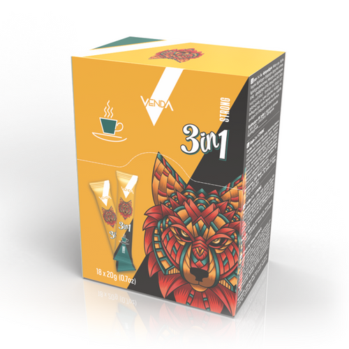 Instant coffee 3in1  VENDA™ 360 g Strong