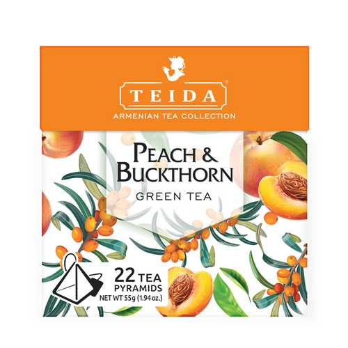 Green tea TEIDA™  Peach & Buckthorn 55 g
