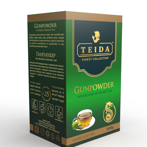 Green tea TEIDA™  Gunpowder 100 g