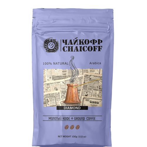 Ground coffee Chaicoff™ Diamond 100 g 100% Arabica