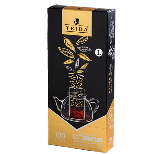 Filter bags for a teapot L TEIDA™ 100 pcs