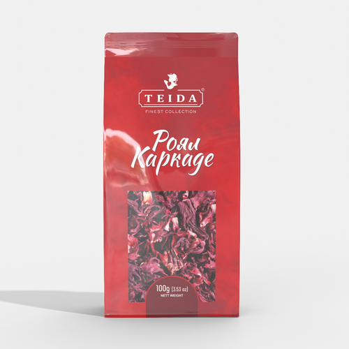 Herbal tea TEIDA™  Royal Karkade Hibiscus flowers 100 g