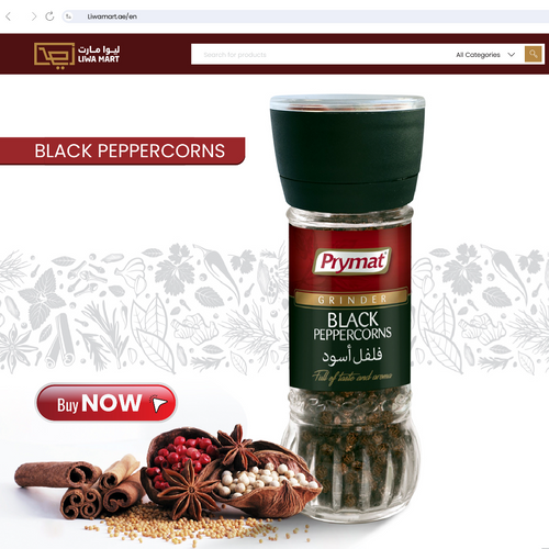 Prymat Black Peppercorns