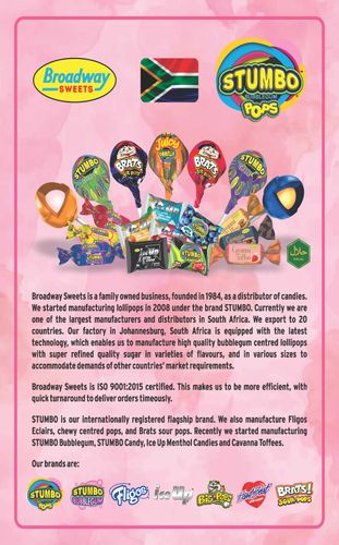 Broadway Sweets Product Catalogue