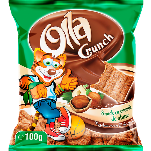 OLLA CRUNCH – Snacks with hazelnut cream