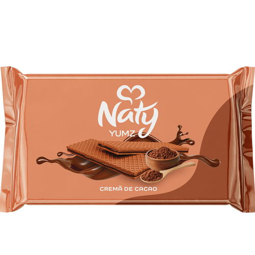 NATY Yumz wafers with Cocoa and Chocolate cream
