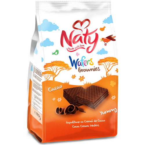 NATY Wafers Brownies with cocoa cream