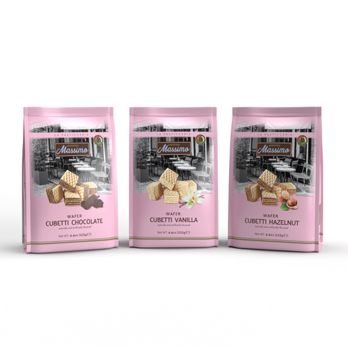 MAESTRO MASSIMO WAFER CUBETTI HAZELNUT