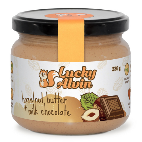 hazelnut butter + milk chocolate