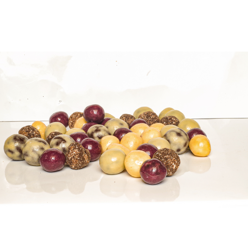 Fruit chocolate nuts