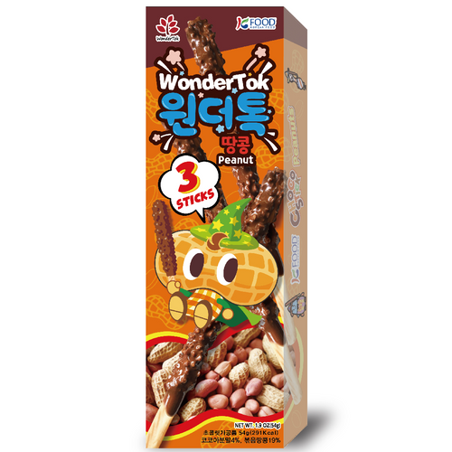 WonderTok choco stick peanut