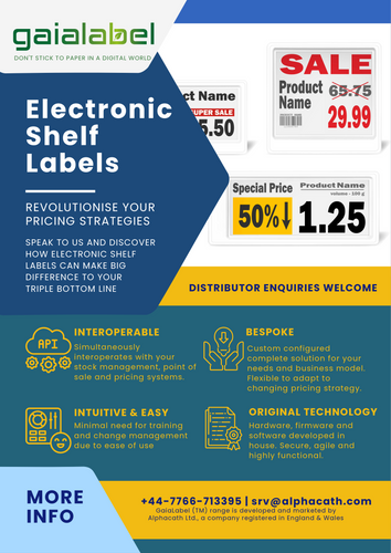 GaiaLabel - Electronic Shelf Label