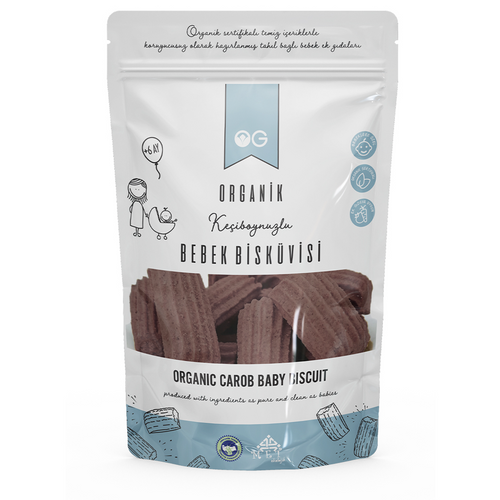 ORGANIC CAROB BABY BISCUIT 150 G