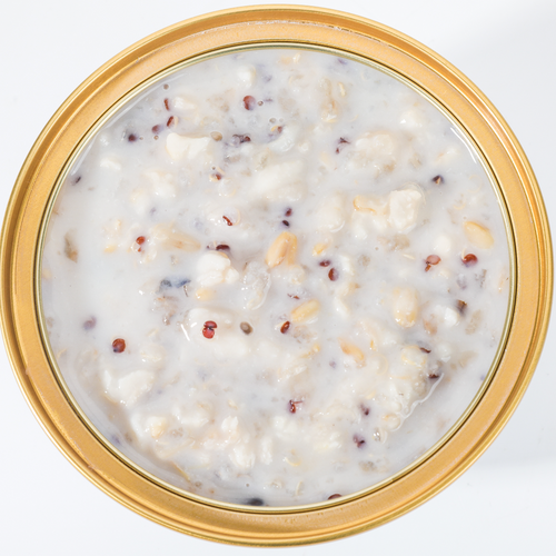 Thick coconut milk oatmeal bird's nest porridge