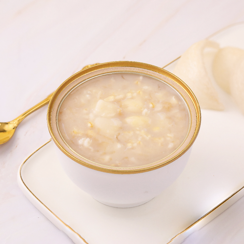 Yam lily bird’s nest porridge