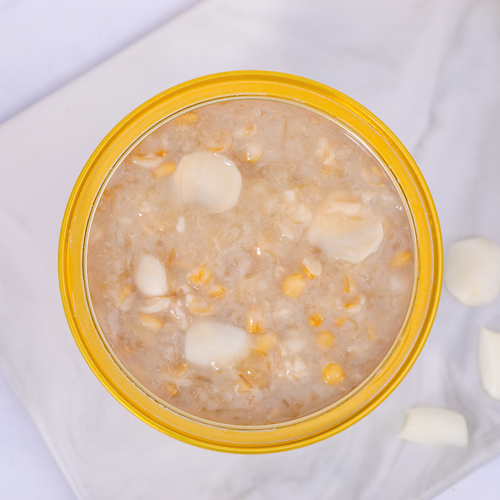 Yam lily bird’s nest porridge