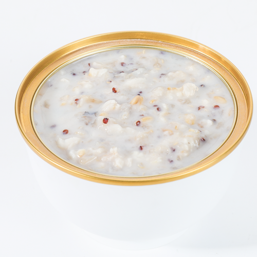 Thick coconut milk oatmeal bird's nest porridge