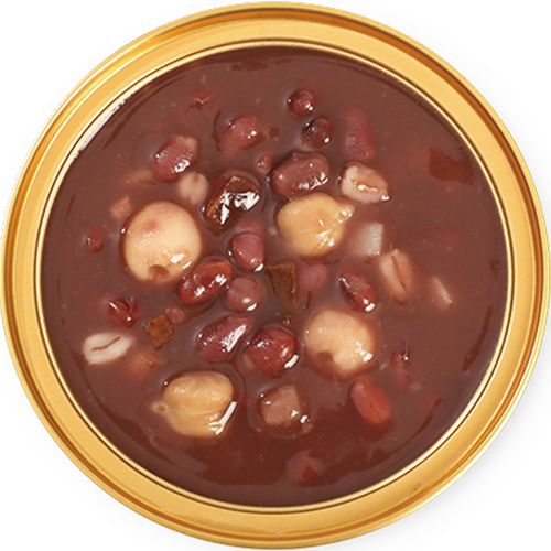 Red bean soup with tangerine peel and lotus seed