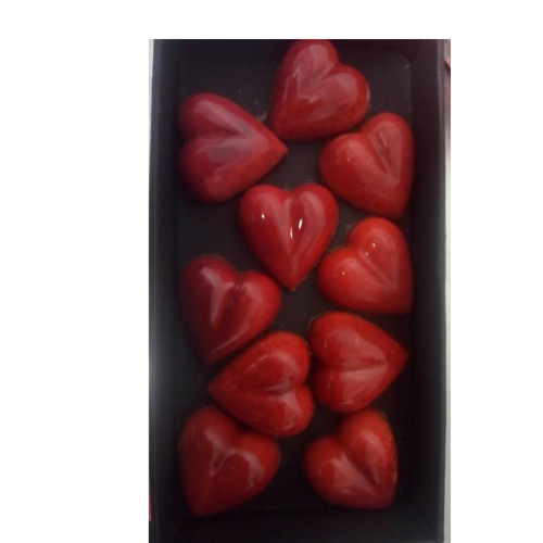 Valentines heart shaped chocolates