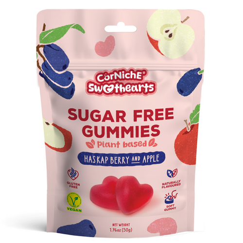 Corniche Sweethearts Sugar Free Gummies – Haskap Berry and Apple