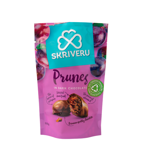 Prunes in dark chocolate 110g