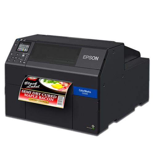 ColorWorks CW-C6500A Color Inkjet Label Printer with Auto Cutter