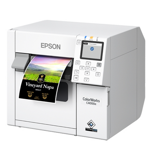 ColorWorks CW-C4000 Color Inkjet Label Printer