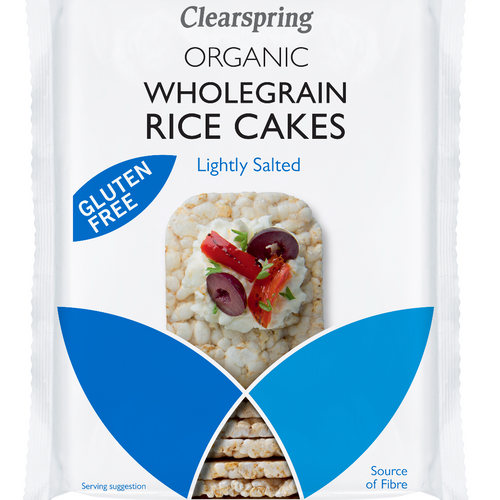 Organic Wholegrain Rice Cakes - Lightly salted