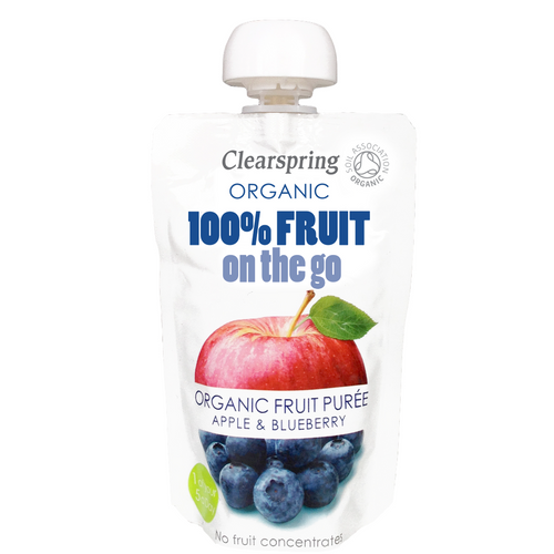 Organic 100% Fruit on the Go - Apple & Blueberry Purée