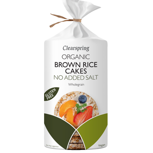 Organic Brown Rice Cakes - No Added Salt Wholegrain