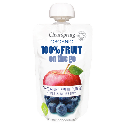 Organic 100% Fruit on the Go - Apple & Blueberry Purée