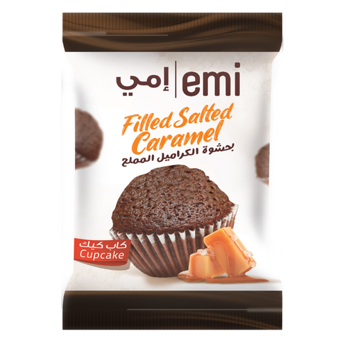 Choco Salted Caramel Filled Cupcake