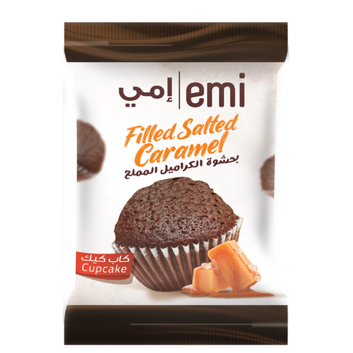 Choco Salted Caramel Filled Cupcake