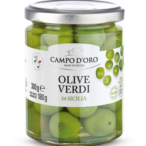 SICILIAN GREEN OLIVES