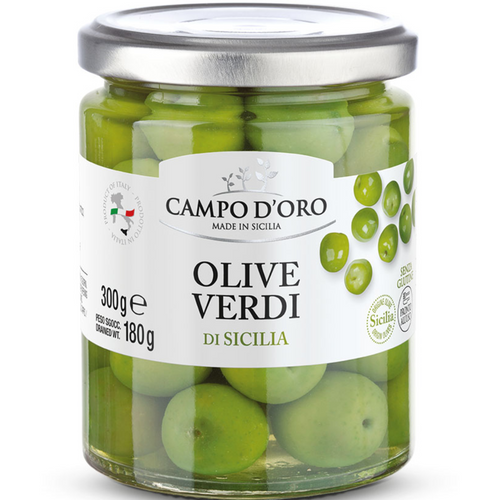 SICILIAN GREEN OLIVES