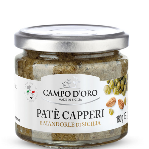 CAPERS AND SICILIAN ALMOND PATÉ